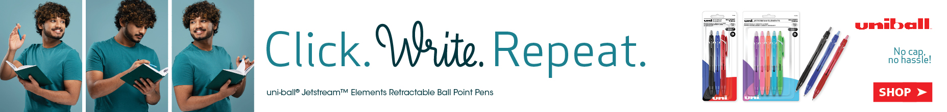 uni-ball\u00ae Jetstream\u2122 Elements Retractable Ball Point Pens uni-ball\u00ae Jetstream\u2122 Elements Retractable Ball Point Pens